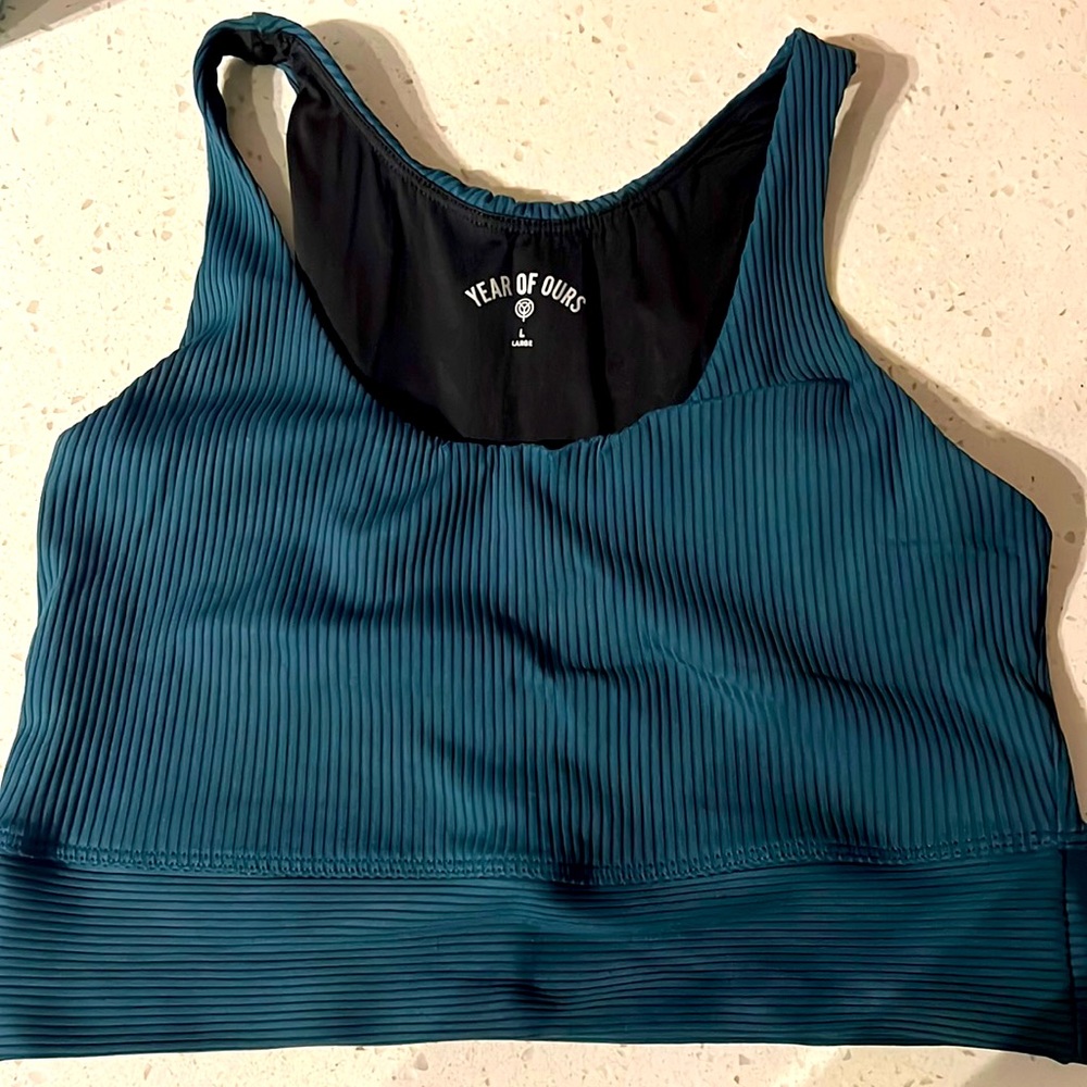 Year of Ours ribbed gym bra from Goop